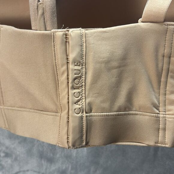 NWT New Cacique Tan Lightly Lined Multi Way Strapless Underwire Bra Size 48DD - Picture 6 of 8